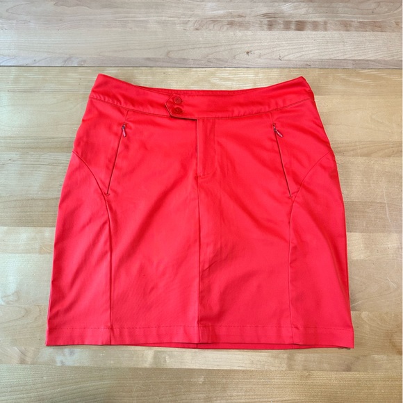 Antigua Dresses & Skirts - Antigua Orange Golf Skirt/Skort Size 4